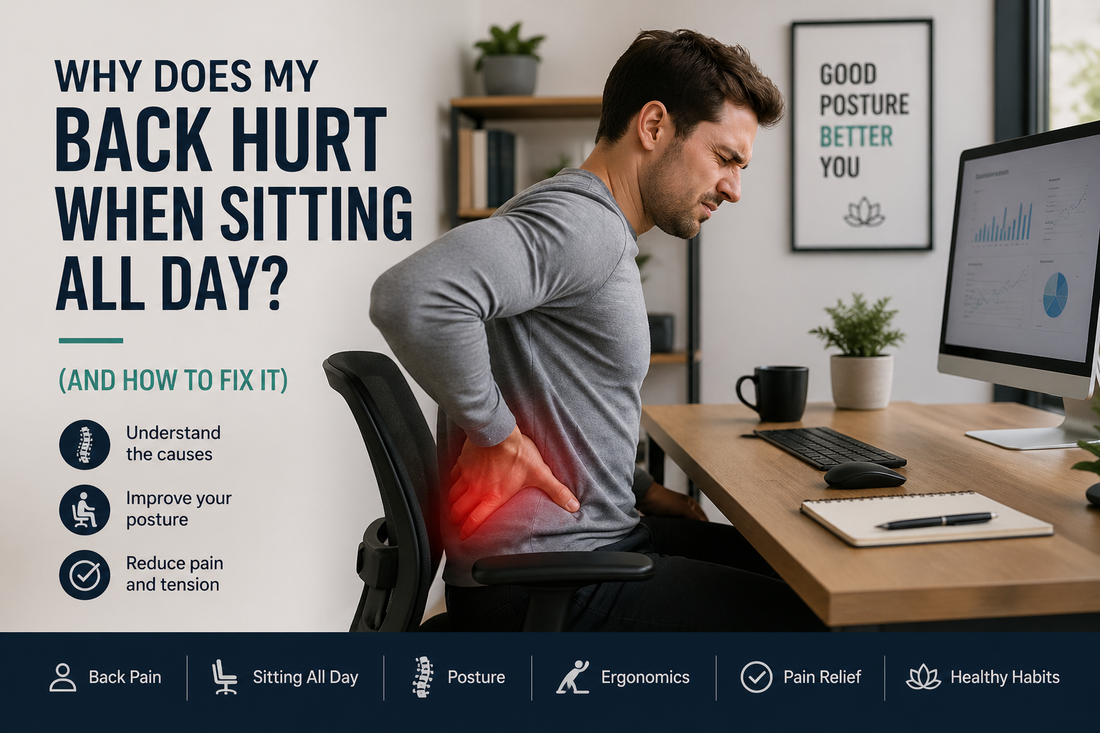 Why Does My Back Hurt When Sitting All Day? (And How to Fix It)