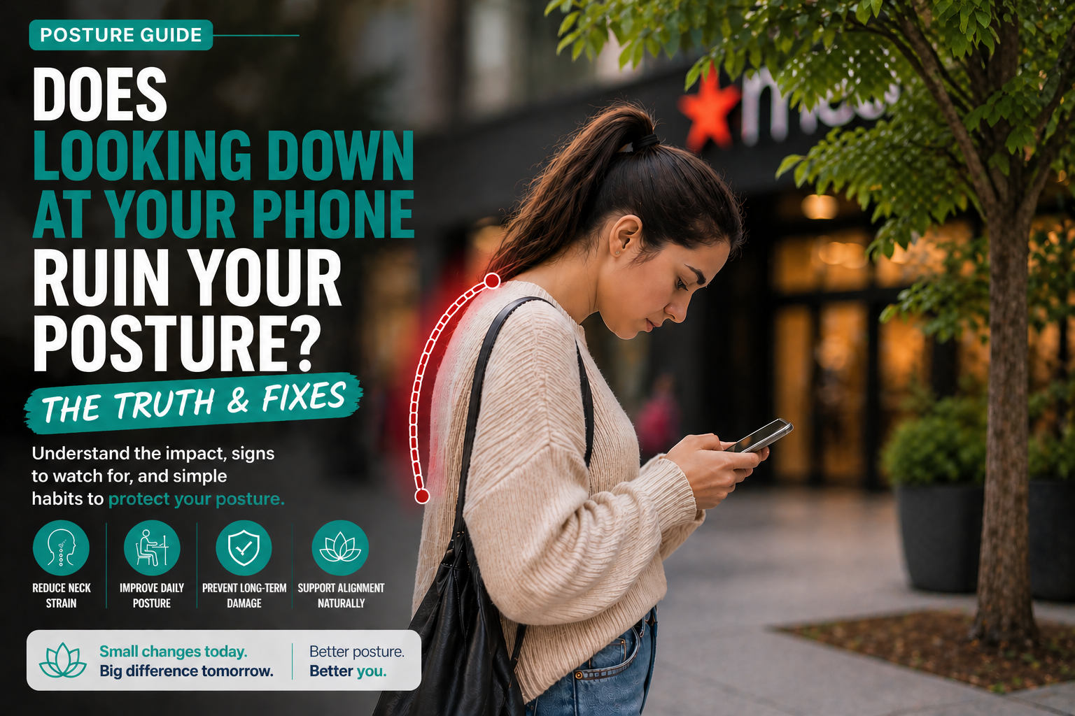 Does Looking Down at Your Phone Ruin Your Posture?